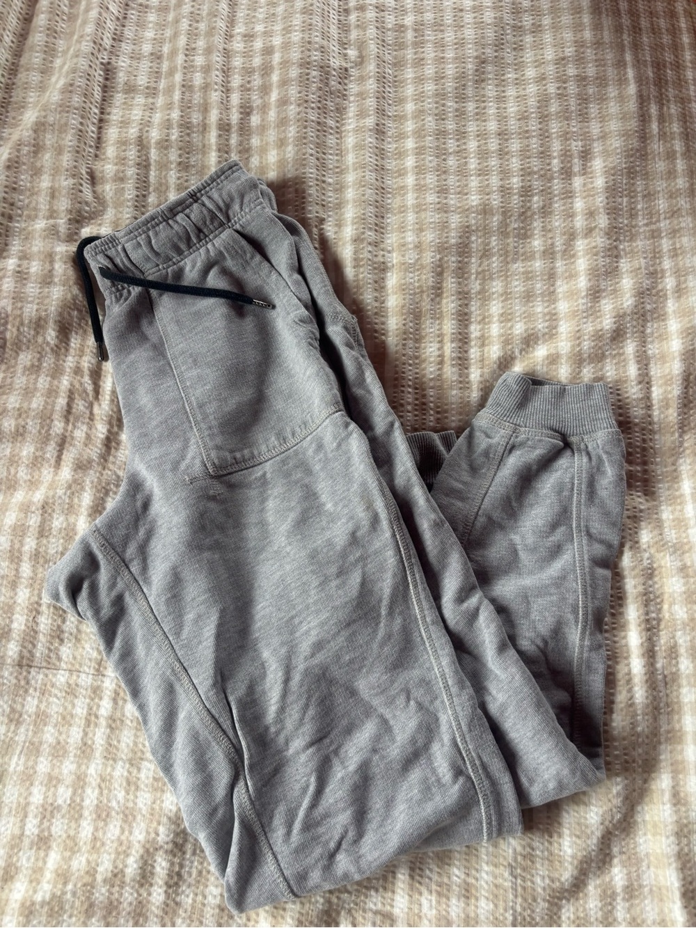 IVY PARK Gray Track Joggers with Drawstring